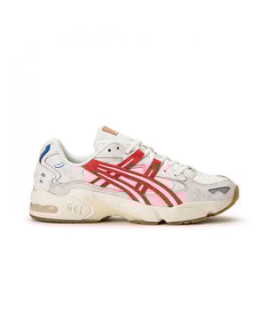 Presenting the Asics Gel-Kayano 5 OG Men's White Trainers – a timeless blend of retro aesthetics and cutting-edge technology. These trainers pay homage to the classic design while integrating modern features, delivering an exceptional combination of style, comfort, and performance. From the streets to the track, the Gel-Kayano 5 OG White Trainers are a testament to Asics' commitment to excellence.

Key Features: 

 Heritage Design:  The Gel-Kayano 5 OG draws inspiration from Asics' iconic design elements of the past, offering a nostalgic yet contemporary appearance. The blend of white tones exudes a clean and versatile look that effortlessly complements various outfits.

 Gel Cushioning System:  Featuring Asics' renowned Gel cushioning technology, these trainers prioritize comfort with every step. The Gel pods in the midsole effectively absorb shock, reducing the impact on your feet and joints, ensuring a smooth and comfortable stride.

 Multi-Surface Traction:  The trainers are equipped with a high-traction rubber outsole, designed to provide exceptional grip on various surfaces. Whether you're walking on pavement, hitting the gym, or exploring light trails, these trainers deliver reliable traction.

 Breathable Construction:  The upper material of the Gel-Kayano 5 OG utilizes breathable mesh panels, promoting optimal airflow and preventing overheating. This feature is particularly advantageous during intense workouts or extended periods of wear.

 Stabilizing Technology:  Asics' DuoMax support system is incorporated into the midsole to enhance stability and reduce overpronation. This ensures proper foot alignment and minimizes the risk of injuries during physical activities.

 Retro Branding:  The trainers proudly showcase the classic Asics logo, reflecting the brand's rich heritage and commitment to quality.