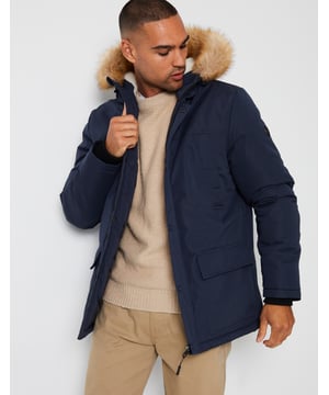 Brave soul borg sales lined hooded parka jacket