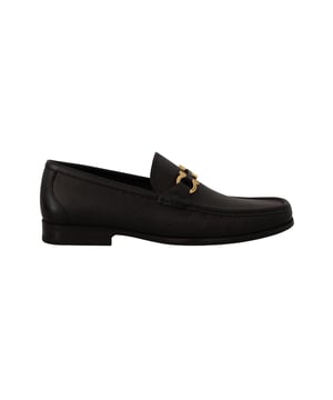 Gorgeous brand new with box tags and dust bag
  100% Authentic Salvatore Ferragamo mens shoes
  Model: Grandioso2
  Style number: 0753158 022
  Color: Black
  Material: 100% Calf Leather
  Logo details
  Made in Italy
Material: Calf Leather
