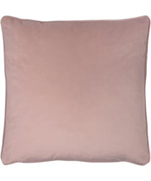 This luxurious plain velvet features a smart piped edge, perfect for adding a pop of colour to your living space.