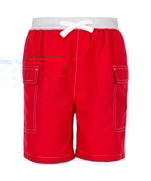 100% Polyester Microvezel. Stof: Geweven. Ontwerp: Contrast. Zakken: 2 opgestikte zakken, klepsluiting. Bevestiging: Trekkoord. Waistline: Elastiek.