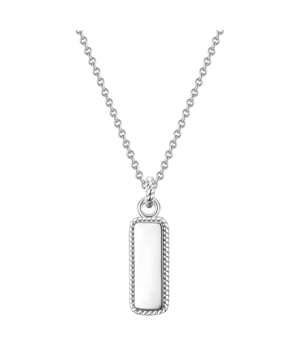Do you love the trendy geometric jewelry designs with clear lines? Then this delicate chain of the label Glapppiece Munich is a must-have for your jewelry box! On a delicate chain of 925 silver, a medallion in a bravery nestles into your cleavage. The finely chased edge of the high -gloss polished trailer is eye -catcher for second glance. A high -quality rhodium -off protects the chain and trailer from starting and gives the popular radiant silver gloss. Practical: With the help of the small extension piece, you can adjust the chain quickly and easily in length.
