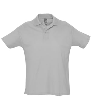Kragenleiste mit drei Knöpfen. Kurze Ärmel. 100% Baumwolle 170g/m²,. Brustumfang (cm): XS (89-91), S (91-97), M (97-102), L (104-107), XL (109-112), 2XL (114-119).
