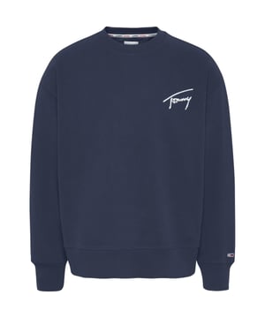 Langsleeve sweatshirt, ronde hals, borduursel, logo, 100% gerecycled vezelmengsel Katoen
