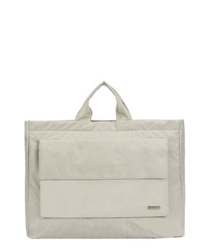 The Landscape Nylon Tote is the perfect commuter bag. With ample internal space and an oversized flap over zip pocket to the front, the bag features a comfortable padded carry handle and adjustable crossbody strap with clip off function. Features: , Zip top opening, Front oversized flap over zip pocket, Rear zip pocket, SMITH & CANOVA antique brass logo, Branded antique brass zips, Padded grab handle, Adjustable crossbody strap (detachable), Internal 15 inch padded laptop sleeve, Internal zip pocket, 2 Internal mobile phone slip pockets - fits normal and plus size smart phones, 3 Internal pen slip pockets Style Ref: 92683 STONE