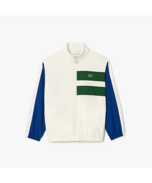 BJ7728 Sportsuit Colourblock Track Jacket met rits Gerecycled polyester gemaakt van afval uit de productie Ritssluiting Mesh voering Zijzakken Geborduurde krokodil op de borst Sportsuit Colourblock Track Jacket met rits Gerecycled polyester gemaakt van afval uit de productie Ritssluiting Mesh voering Zijzakken Geborduurde krokodil op de borst