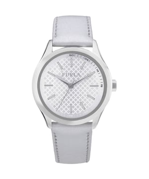 Furla R4251101504 - Herrenuhr Quarz aus Edelstahl• Material: Edelstahl• Glas: Mineral• Armband: Leder• Farbe: Silber• Wasserbeständigkeit: 50 m (5 ATM)• Gehäusegröße: 35 mm