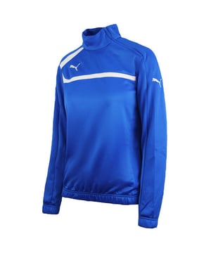 Puma PowerCat 1.12 1/2 Zip Up Lange Mouw Blauw Dames Trainingsjas 653045 02