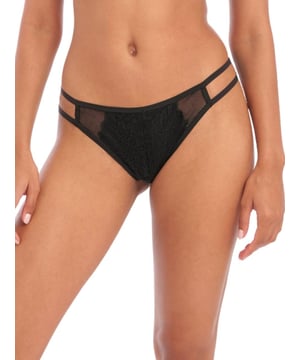 Freya Temptress Brazillian Brief. Lined with a front panel for modesty. The product is recommended for gentle wash only.