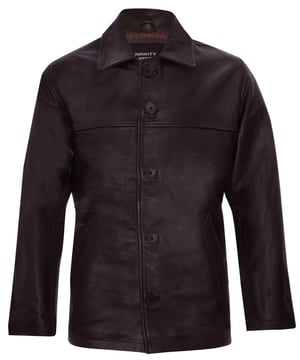 Perfecte combinatie van moderniteit en elegantie. Dit prachtig vervaardigde leren slim-fit jack is het must-have modeaccessoire van dit seizoen. Doordrenkt met de klassieke Harrington-spirit, gepersonifieerd door het strakke ontwerp met knopen en eenvoudige, elegante manchetten voor een meer persoonlijke pasvorm. Deze klassieke stijl wordt verder geaccentueerd door brede revers met inkepingen. Dit chique boxjasje is kort van lengte en nauwsluitend en straalt stijl uit.