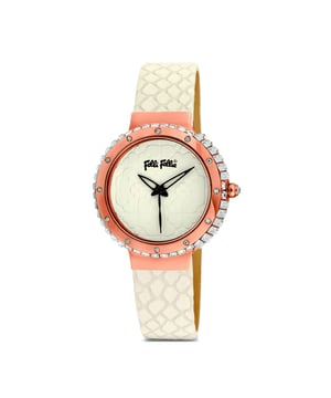 Folli Follie WF13B012SPI - Damenuhr Quarz aus Edelstahl• Material: Edelstahl• Glas: Mineral• Armband: Leder• Farbe: Rosegold• Wasserbeständigkeit: 0 m (0 ATM)• Gehäusegröße: 35 mm
