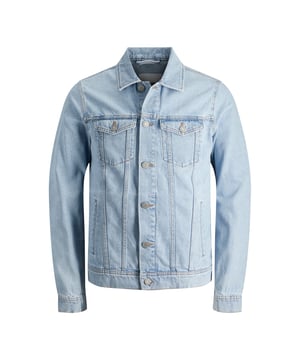 Jack & Jones Alvin men's comfort fit denim jackets
 
Comfort fit - Long sleeves
 
Classy silver button on black & Sepia Tint and golden button on white jacket.
Button fastening closure