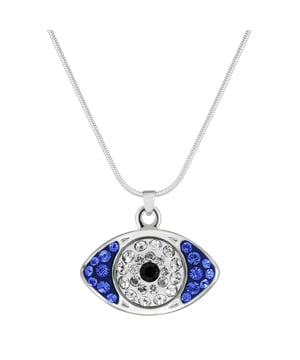Collar Eye Pavè EXCLUSIVE EDITION con cristales de Swarovski azul oscuro plateado• colección: Eye• material: cristales de Swarovski, metal rodiado plateado• dimensiones: 14x8,5 mm• color: azul oscuro• longitud del collar: 42 cm• tipo de cierre: mosqueton