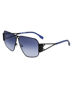 Gafas de sol unisex de color negro - Karl Lagerfeld KL339S-1• material: metal• color: negro• tamaño: 63/19/140 mm (longitud de la lente / ancho del puente / longitud de la varilla)  Category 2