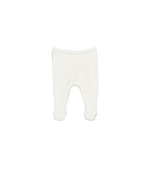 Tutto Piccolo tricot gaiter.
 Elastic waistband.
 Composition: 75% Cotton, 20% Polyamide, 5% Wool
 Care:
Washing instructions:
 - Wash at maximum temperature 30ºC.
 - Do not iron.
 - It is not allowed to use a dryer.
 - Do not use bleach.
 - Does not support dry cleaning.