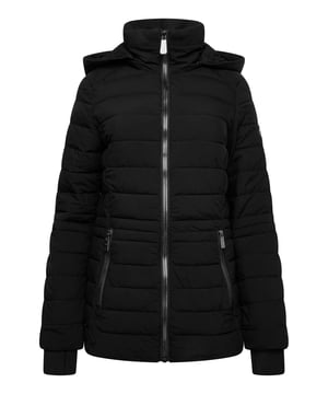 Stay cozy and stylish with our Women’s Puffer Jacket. This jacket features a detachable hood and zip opening for convenience. Keep warm while looking great, without the hassle of bulky winter wear.
2 Front Pockets with Zips
I Inside Pocket
100% Polyester
Machine Washable