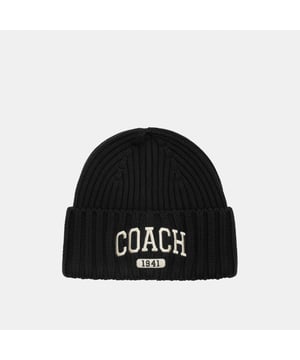 Coach 1941 Embroidered Knit Beanie