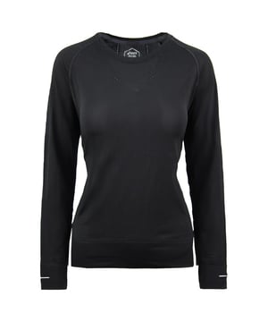 This ASICS long sleeve, seamless running top is a wardrobe essential for active women of all levels. Functional and stylish, the top features quick-drying ASICS fabric that works to wick moisture away from your skin, keeping you cool no matter your distance.

The comfortable, seamless design eliminates chafing and offers a clean finish, while the ergonomic hem augmentation allows maximum mobility while still providing maximum coverage. Reflective detailing keeps you visible in low-light conditions. 
Long sleeve
Round neck
Thumb hole detail
Bonded raglan shoulder seam for greater freedom of movement
Lightweight construction
Mesh back ventilation detail
Extended ergonomic rear hem
Reflective bar detail on sleeve and back
Reflective ASICS branding 
Seamless design for exceptional comfort
