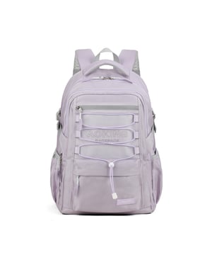 Unisex-Rucksack mit Reißverschluss. Multifunktionstaschen Innentaschen. drei mit Reißverschluss und zwei seitlich offene Außentaschen. fehlender Schultergurt. im Stoffgriff. Innenfächer. RucksackUnisex-Außenmaterial, innen mit Polyester gefüttert. Maße: 33x19x47,5 cm. Modeprodukt