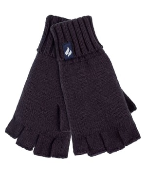 Heat Holders ist die führende Marke, wenn es darum geht, Sie in den kälteren Monaten warm zu halten, und diese einfachen fingerlosen Handschuhe für Damen sind die neueste Ergänzung der Kollektion! Es sind praktische Handschuhe, die man leicht anziehen kann, besonders wenn man telefonieren muss. Diese Handschuhe sind dick, superweich und warm. Mit einem festen Außenmaterial und dem Heatweaver Plüschfell-ähnlichen Thermofutter maximieren sie die Menge an warmer Luft, die nahe an der Haut gehalten wird. Darüber hinaus sind sie unglaublich weich und kuschelig mit schützenden Bündchen. In den Handschuhen ist ein speziell entwickeltes wärmeisolierendes Garn eingestrickt. Dies sorgt für eine leistungsstarke Isolierung bei extremer Kälte und einen hervorragenden Feuchtigkeitstransport, so dass Ihre Hände warm bleiben, ohne dass sie zu sehr schwitzen. Diese fingerlosen Handschuhe sind nicht nur warm, sondern sehen mit ihrem traditionellen, schlichten Look auch angenehm aus. Es stehen 7 tolle Herbst-/Winterfarben zur Auswahl, so dass Sie sicher ein Paar finden werden, das zu Ihrem Outfit passt. Diese Handschuhe bestehen aus einer Mischung aus Acryl und Polyester, sind in 7 tollen Farben erhältlich und werden nur in Einheitsgröße für Damen geliefert. Mützen und Stulpen in der gleichen Farbe sind ebenfalls erhältlich. Sie sind sicher in der Maschine waschbar.