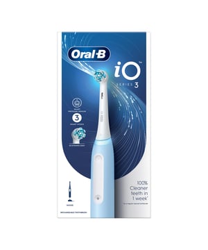 The iO 3 electric toothbrush features Oral-B’s best technology, combining a dentist-inspired round brush head with micro-vibrating bristles for a professional purifying clean feel at home. The Smart Pressure Sensor helps prevent you from brushing either too hard or too softly to better protect your gums. Gum Guard alerts you to time spent brushing with too much pressure. Replace your Oral-B iO toothbrush head every 3 months for the best results.

Features:
Personalise your brushing by choosing among 3 cleaning modes: daily clean, sensitive, whitening
For healthier gums in just 1 week oral-b's most advanced technology: removes 100% more plaque (vs. A manual toothbrush)
Protect your gums with the io pressure sensor, oral-b's only sensor to signal if you are applying the perfect pressure for an effective and safe clean
Always maximise your cleaning with the io lighting timer -that has a dentist-recommended 2-minute brush- and refill change alert
Oral-b round brush heads reach where rectangular manual toothbrushes don't. Experience a better clean from the #1 brand most used by dentists worldwide
Benefit from a long-lasting charge with the lithium-ion battery

Safety Warning: Periodically check the entire product/cords/accessories for damage. A damaged or non-functioning unit should no longer be used. If the product/ cords/accessories are damaged, take it to an Oral-B Service Centre. Do not modify or repair the product. This may cause fire, electric shock or injury. Usage by children under age 3 is not recommended. Toothbrushes can be used by children and persons with reduced physical, sensory or mental capabilities or lack of experience and knowledge, if they have been given supervision or instruction concerning the use of the appliance in a safe way and understand the hazards involved. Cleaning and maintenance shall not be performed by children. Children shall not play with the appliance. Use this product only for its intended use as described in the instruction manual. Do not use attachments which are not recommended by the manufacturer.

Box Includes:
1x Handle
1x Toothbrush Head
1x Charger