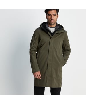 Our Glenton 3 layer jacket offers everything you need in a stylish weatherproof jacket. Boasting three high performance layers, this durable coat is super versatile and can be used across the four seasons. With 10K waterproofing, 10K breathability, a DWR coating, and taped inner seams, rain, moisture, and wind stands no chance against Glenton. The hood is specifically designed to resist heavy rain and can be easily adjusted with the inner wired peak when the wind and rain is doing its worst. Added ventilation also provides optimum temperature control for a super comfortable all-round jacket that you'll love.