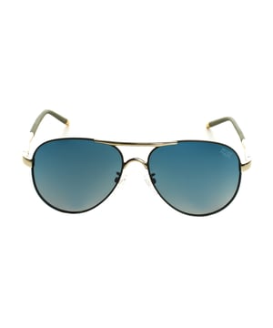 Must Have unisex aviator style sunglasses with polarized lenses and UV 400 protection, designed to provide maximum eye protection and style.

 With a robust and elegant metal frame.

 UV 400 polarized lenses block 100% of UVA and UVB rays, reducing glare and providing clearer, more comfortable vision.

 The design includes the brand's logo engraved on the temples and discreetly on one of the lenses, highlighting its authenticity and distinctive character.

 They include a soft cleaning cloth to keep your lenses spotless and a protective case to store them safely.

 Perfect for complementing any look, these glasses are ideal for those looking for protection and style in one piece.
 Measures: Lens height: 50 mm, Lens width: 58 mm, Bridge: 13 mm, Temples: 140 mm
 Composition: Metal
 Care:
- Wash only with water or, if necessary, a mild soap.
 - Dry with a soft cloth to avoid scratches.
 - Avoid contact with harsh surfaces or abrasive liquids.