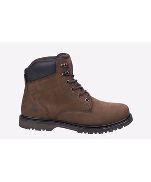 Lightweight NON-SAFETY occupational lace up work boot with internal waterproof membrane and flexible energy-absorbing PU Rubber outsole tested and certified to EN - ISO 20347:2012 Occupational standard.- Lightweight and flexible lace up occupational safety boot- Water resistant Nubuck leather upper- Internal waterproof membrane- Comfortable padded PU collar- Padded suede tongue- Upper speed lacing hooks- Moisture wicking mesh lining- Removable high density PU foot bed with Antistatic and slip resistant Nitrile rubber outsole- Injected PU welt and midsole for excellent energy absorption- Conforms to EN ISO 20347:2012 OB WR SRA safety standards