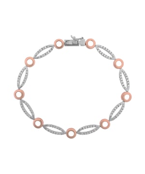 Deze schitterende armband voor vrouwen van Orphelia is het perfecte cadeau om jezelf of een geliefde te verwennen. De armband is vervaardigd uit 925 sterling zilver, gekleurd zilver/roze, met een lengte van 18 cm en weegt 8 gram met een breedte van 0,6 cm op het breedste punt. De Orphelia 'Elsie' Vrouwen 925 Sterling Zilveren Armband - Zilver/Roze ZA-7362 wordt geleverd in een prachtige cadeauverpakking en heeft een garantie van twee jaar.