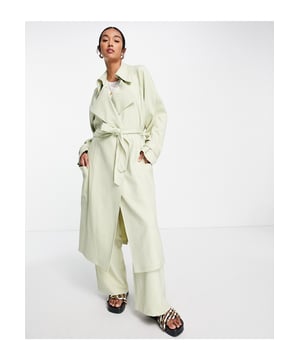 Topshop vera cheap check coat