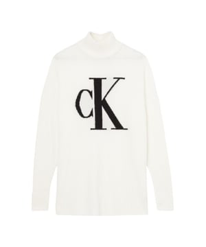 Sweatshirt Calvin Klein Oversized Damen Weiß Baumwolle. Authentisches Kleidungsstück der Marke Calvin Klein - Streetwear/Sportswear-Design von Calvin Klein - Calvin Klein für Frauen, modisch und perfekt für den Alltag - Das weiße Sweatshirt von Calvin Klein lässt sich perfekt mit dem Rest Ihrer Garderobe kombinieren - angenehmes Baumwollmaterial - klassisch - Oversized -