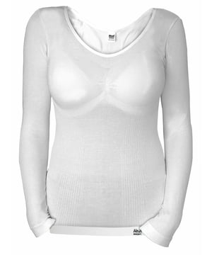 Die Heat Holders Thermal-Konstruktion hält mehr warme Luft nahe an der Haut, so dass Sie länger warm bleiben. Diese Thermounterwäsche ist das perfekte Set für mehrere Schichten, denn sie lässt sich leicht unter der Kleidung tragen und ist eine glatte, eng anliegende Thermounterwäsche für die kalten Tage, an denen eine Schicht nicht ausreicht! Dieses Thermounterwäsche-Set hat einen TOG-Wert von 0,39 und bietet damit die entscheidende zusätzliche Wärmeschicht. Je höher der TOG-Wert, desto besser hält das Kleidungsstück Sie warm. Die technische Konstruktion dieser Thermounterwäsche und ihre stützende Passform wurden so konzipiert, dass sie sich mühelos den natürlichen Konturen Ihres Körpers anpasst und die bestmögliche Passform bietet - so dass sie unter Ihrer Kleidung kaum auffällt. Die Basisschicht besteht aus einem herrlich weichen Modalgewebe, das für zusätzliche Wärme sorgt und extrem weich ist, um den Komfort des Kleidungsstücks zu erhöhen. Das Oberteil des Sets ist nahtlos verarbeitet, um das Risiko von Hautirritationen zu verringern - das bedeutet ganztägigen Komfort beim Tragen. Das Thermo-Unterwäsche-Set gibt es in 2 Farben (Schwarz und Weiß), und die passenden langen Unterhosen-Leggings sind ebenfalls in separaten Angeboten erhältlich. Wir bieten auch Größen/Farben für Männer an.