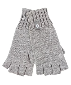 Heat Holders es la marca líder en mantener el calor durante los meses más fríos y estos guantes lisos sin dedos para mujer son la última incorporación a la colección. Son unos guantes prácticos y estupendos para llevar puestos, sobre todo si necesitas utilizar el teléfono. Estos guantes son gruesos, muy suaves y cálidos. Con un exterior sólido y un forro térmico de felpa heatweaver, maximizan la cantidad de aire caliente que se mantiene cerca de la piel. Y no sólo eso, son increíblemente suaves y acogedores, con puños protectores. Los guantes llevan un hilo aislante térmico especialmente desarrollado. Esto proporciona un aislamiento de alto rendimiento contra condiciones de frío extremo y una capacidad superior de absorción de la humedad, manteniendo las manos calientes y calentitas sin que suden demasiado. Estos guantes sin dedos, además de abrigar, tienen un agradable aspecto estético con un look liso tradicional. Hay 7 magníficos colores de moda otoño/invierno para elegir, así que seguro que encuentras un par que se adapte al conjunto que quieras llevar. Estos guantes son una mezcla de acrílico y poliéster, están disponibles en 7 fantásticos colores y vienen en talla única para mujer. También hay disponibles gorros y sudaderas del mismo color. Se pueden lavar a máquina.