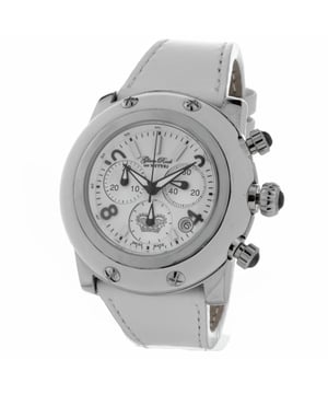 Glam Rock GR10101W - Reloj para mujer cuarzo acero inoxidable• material: acero inoxidable• cristal: saphir• pulsera: cuero• correa: plateado• resistencia al agua: 100 m (10 ATM)• tamaño de la caja: 46 mm
