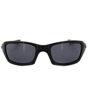 Oakley Sunglasses Fives Squared 9238-04 Polished Black Grey are in our opinion classic design and sweeping styling make the Oakley Fives sunglasses a firm favourite. Peripheral clarity and wide vistas push the boundaries of traditional eyewear whilst bringing impact protection for the smaller - medium sized face. This is also one of the cheapest in the Oakley range which gives you the high quality of Oakley for a bargain price. This is the updated version of this model which features Unobtanium nose pads for a secure fit that increases grip with perspiration.