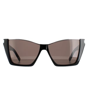 Saint Laurent Cat Eye Womens Black Black SL369 KATE  Sunglasses are a modern cat eye design crafted from lightweight acetate. The Saint Laurent branding features on the slender temples for authenticity.
