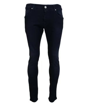 Pantalones vaqueros ACHT  
100% Auténticos y nuevos con etiquetas  
Modelo de mezclilla ajustado  
Color azul  
Hechos de 98% algodón y 2% elastano  
Detalles del logo  
Hecho en Italia  
Material: 98% algodón 2% elastano