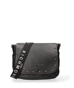 Bolso bandolera para mujer. El cierre es con botón magnético. Los bolsillos internos son uno con cremallera y otro abierto. Los bolsillos externos están ausentes. La bandolera es ajustable y extraíble en tejido. Falta el mango. Hay un compartimento interno. El material exterior es piel auténtica tipo dólar. Internamente está forrado en tejido 70% algodón - 30% poliéster. Medidas: 31x24x12 cm. Hecho en Italia