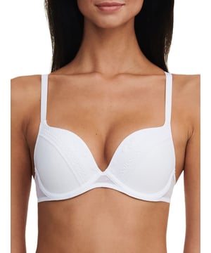 Passionata Prisca Extra Push-Up Bra. With padded cups and a plunging neckline. Product is recommended hand wash only.