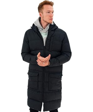 Soulstar Mens Banana Parka Padded Jacket Jibber Puffer Long Jackets Hooded Coat

This Jacket will help you to stay warm and comfortable with the freedom to move even in the coldest and harshest of conditions. 

The Banana Padded jacket is made of polyester fabric to trap and maintains the heat which your body generates.

The Jibber jacket is Made with a water-resistant exterior and a poly insulated fill that locks out moisture and traps in heat to keep you body warm and dry. 

Item Description

Men's Hooded Jacket by Soulstar

Banana Parka Jacket

High neck Hooded Collar Style

Zip fastening

Regular Fit

1 Chest Pocket 

2 Lower Side Pockets

Long Sleeve

Material Polyester

Plain Colour Pattern

Designed with Same fabric Button