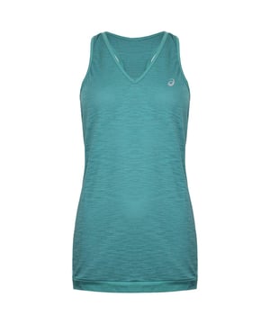 Asics fuzeX Women's Teal Tank Top, a stylish and functional athletic wear designed to enhance your performance during workouts and activities. This tank top from Asics is part of their fuzeX collection, offering a blend of style, comfort, and performance.

Key Features:

 Teal Color:  The Asics fuzeX Women's Tank Top comes in a refreshing teal color, adding a pop of vibrancy to your activewear wardrobe.

 Comfortable Fabric: The tank top is made from soft and high-quality fabric, ensuring a comfortable and irritation-free experience during workouts.

 Breathable Material: The tank top is designed with breathable fabric, providing optimal ventilation to keep you cool and dry even during intense physical activities.

 Racerback Design: The tank top features a racerback design, offering unrestricted shoulder and arm movement, making it ideal for various exercises and sports.

 Feminine Fit: The tank top is designed to flatter the female silhouette, providing a sleek and stylish look during workouts or casual outings.

 Quick-Drying Technology: The tank top is engineered with quick-drying technology, wicking away moisture to keep you comfortable and focused.

 Asics Logo Detailing: The Asics logo is displayed on the tank top, representing the brand's commitment to quality and performance.

 Versatile Activewear: The Asics fuzeX Women's Teal Tank Top is suitable for a wide range of activities, including gym workouts, running, yoga, or as stylish casual wear.

 Durable Construction: Made from high-quality materials, the tank top offers durability to withstand your active lifestyle.

Whether you're hitting the gym, practicing yoga, or going for a run, the Asics fuzeX Women's Teal Tank Top offers a perfect blend of style and functionality.