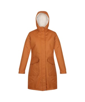 
100% Polyester. Voering: Taffeta. Stof: Taslan, woleffect. Ontwerp: Logo. Stoftechnologie: Ademend, DWR Finish, Isolerend, Isotex 5000, Sneldrogend, Thermo-Guard, Waterdicht, Winddicht. Manchet: Afgewerkt met imitatiebont, omgeslagen manchet. Halslijn: Kapitein. Mouwtype: Met lange mouwen. Getapete naden. Kenmerken van de kap: Nepbont, gekweekt op de kap. Lengte: Mid Lengte. Zakken: 2 Onderste zakken, Patch, Ritssluiting. Bevestiging: Tweewegrits. 5000g/m²/24hrs.