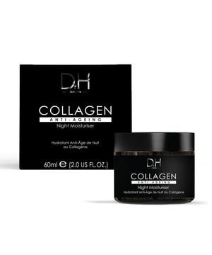 Dr H Collagen Anti-Ageing Night Moisturiser is a hydrating and rejuvenating formula that contains collagen amino acids and Fagus Sylvatica Bud Extract to promote youthful skin. This clean beauty product is designed to smooth and brighten the complexion, while also providing essential hydration and improving the skin's texture. Experience the benefits of this advanced formula for a healthy and glowing complexion.