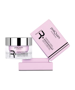 RESVERAPLUS. MULTI-ACTION CREME: Mulit-Action Creme, reich an pflanzlichen Fetten und aktivenn Inhaltsstoffen, die die Haut
mit Feuchtigkeit und Nährstoffen versorgen, sie reparieren und schützen. Sie schützt die Haut aktiv und reduziert auf effektive Weise
die Anzeichen der Hautalterung und Müdigkeit. Falten werden kaschiert, die Haut ist perfekt mit Feuchtigkeit versorgt und strahlt..
ANWENDUNG: Zweimal pro Tag mit kreisenden Bewegungen auf die saubere Haut auftragen, bis die Creme komplett eingezogen ist.
Morgens und abends auf Gesicht und Hals auftragen. WIRKSTOFF: Wildrosenöl: regenerierender Effekt. Veinol: Weinextra, das reich
an Resveratro ist, welches ein großartiges Antioxidationsmittel ist. Renovage: Verlängert die Lebensdauer von Zellen, wodurch alle
Symptome des Alterungsprozesses verbessert werden. Syn ake: Botox-Effekt. Trylagen: Kombination aus Peptiden und Proteinen, die die
Kollagen-Synthes stimulieren. Serilesine: Hexapeptid mit verdichtender und restrukturierender Wirkung.