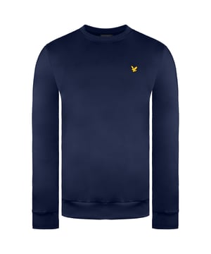 The Lyle & Scott Golf Crew Neck Sweatshirt is a core piece of your golf collection. A simple men’s golf midlayer in a regular cut, featuring a classic ribbed crew neck, hem and cuffs and a fleece lining for warmth through the seasons, and a silicone Lyle & Scott badge at the chest.