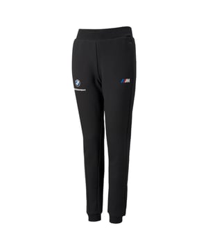 PRODUCT STORY Celebrate the timeless luxury and unparalleled performance of BMW M Motorsport with intricate details and iconic branding that speak to a lineage of excellence in this partner collection. Our BMW M Motorsport Sweat Pants finish off any ensemble with a touch of high-octane inspiration, featuring a cosy, classic cut, BMW M Motorsport branding and recycled materials for the sustainably minded enthusiast. FEATURES & BENEFITS Contains Recycled Material: Made with recycled fibers. One of PUMA's answers to reduce our environmental impact. DETAILS Elasticated waistbandPockets with zipsAsymmetrical front designAngular panel and seamingBMW M Motorsport branding