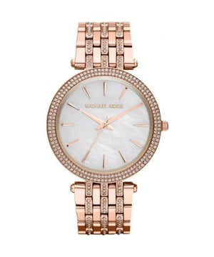 Specification Details Brand Michael Kors Model MK3220 Barcode Number 796483035812 Gender Women's Case Diameter 39mm Case Material N/A Case Colour Rose Gold Dial Colour White Band Material Metal Band Colour Rose Gold Movement Quartz Chronograph No Water Resistance 5 ATM