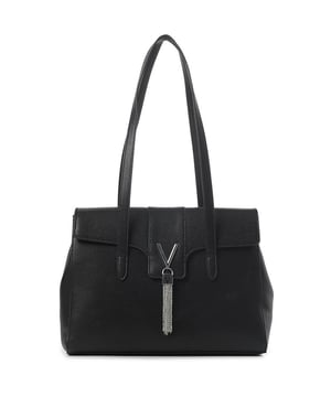 Add A Designer Finish To Your Outfit With The Divina Tote Bag From Valentino. The Convenient, Beautiful Bag Has A Front Clasp Charm, Is Decorated With The Designers Iconic Branding And Is Complemented By Silver Hardware And An Internal Zip Compartment. Store And Protect This Contemporary Bag In The Dust Bag Included.