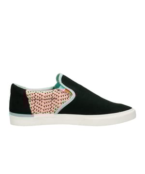 Le Coq Sportif Ferdinand 2 Slip-On Black Synthetic Womens Plimsolls 1511178