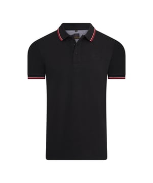 Polo Mario Russo para hombre. El polo está hecho de 100% algodón y tiene un corte regular.  Marca: Mario RussoNombre del modelo: Tipped Polo EdwardCategoría: polo para hombreMateriales: algodónColor: negro, rojo, rosa.